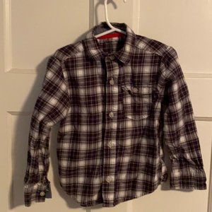 Boys Carter's Plaid Dress Shirt Size 4T